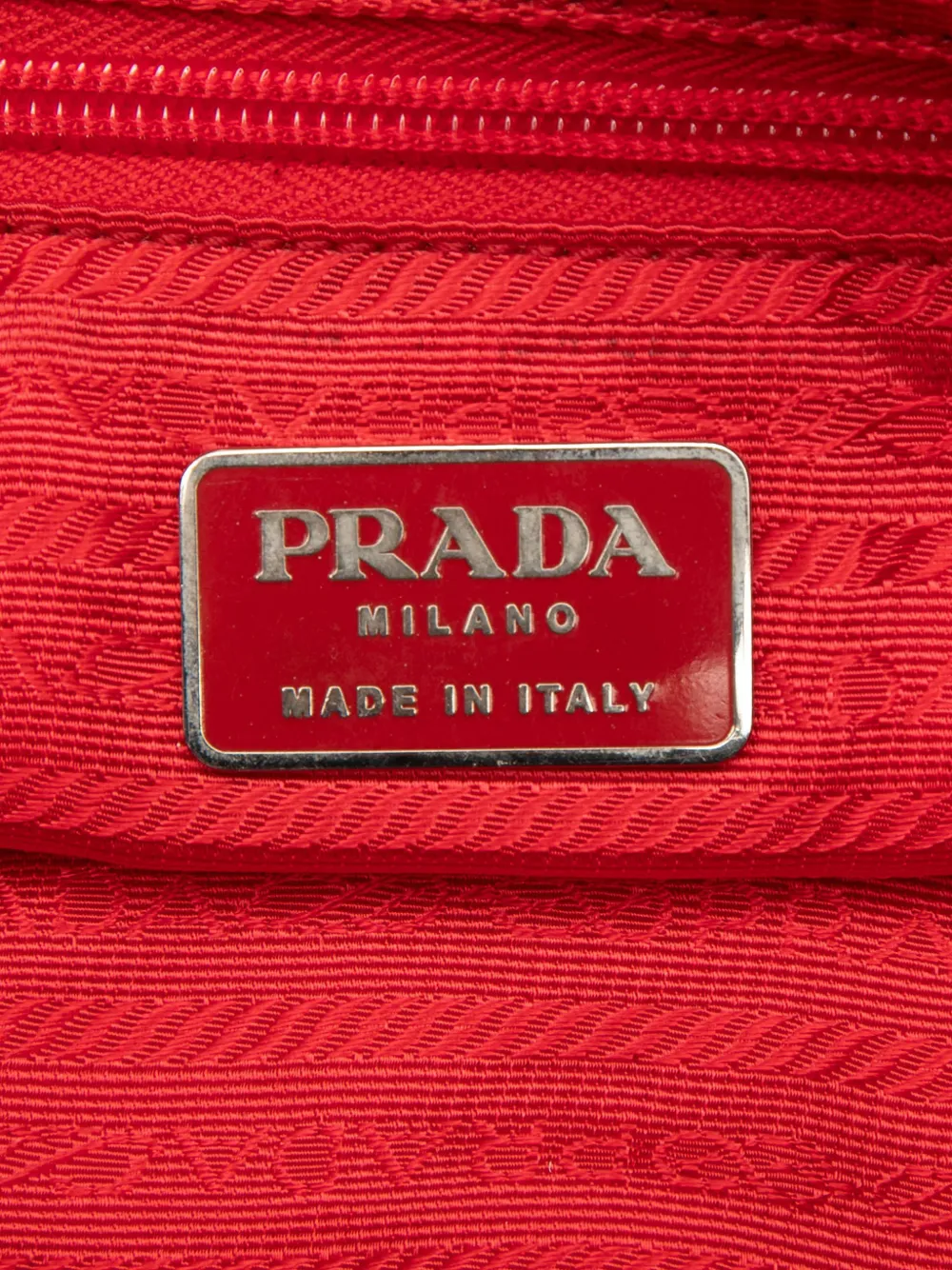 Pre-owned Prada 2000-2013 Tessuto Backpack In Red