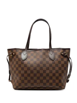 Louis Vuitton Pre-Owned 1990-2020 ダミエ エベヌ ネヴァーフル GM
