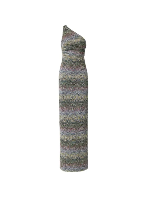 Missoni one-shoulder knit dress