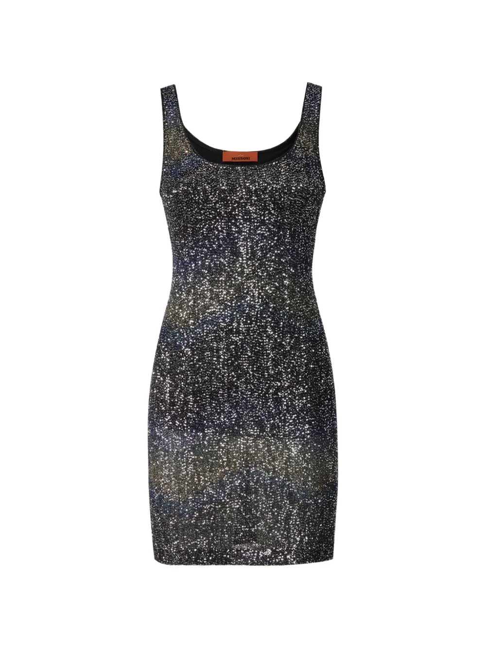 Missoni sequin-embellished zig-zag mini dress - Schwarz