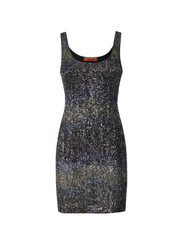 zig zag sequin dress Zig Zag Sequin Midi Dress: Sequins, Black, White, Monochrome, Fringe, Unique, Designer, One Off