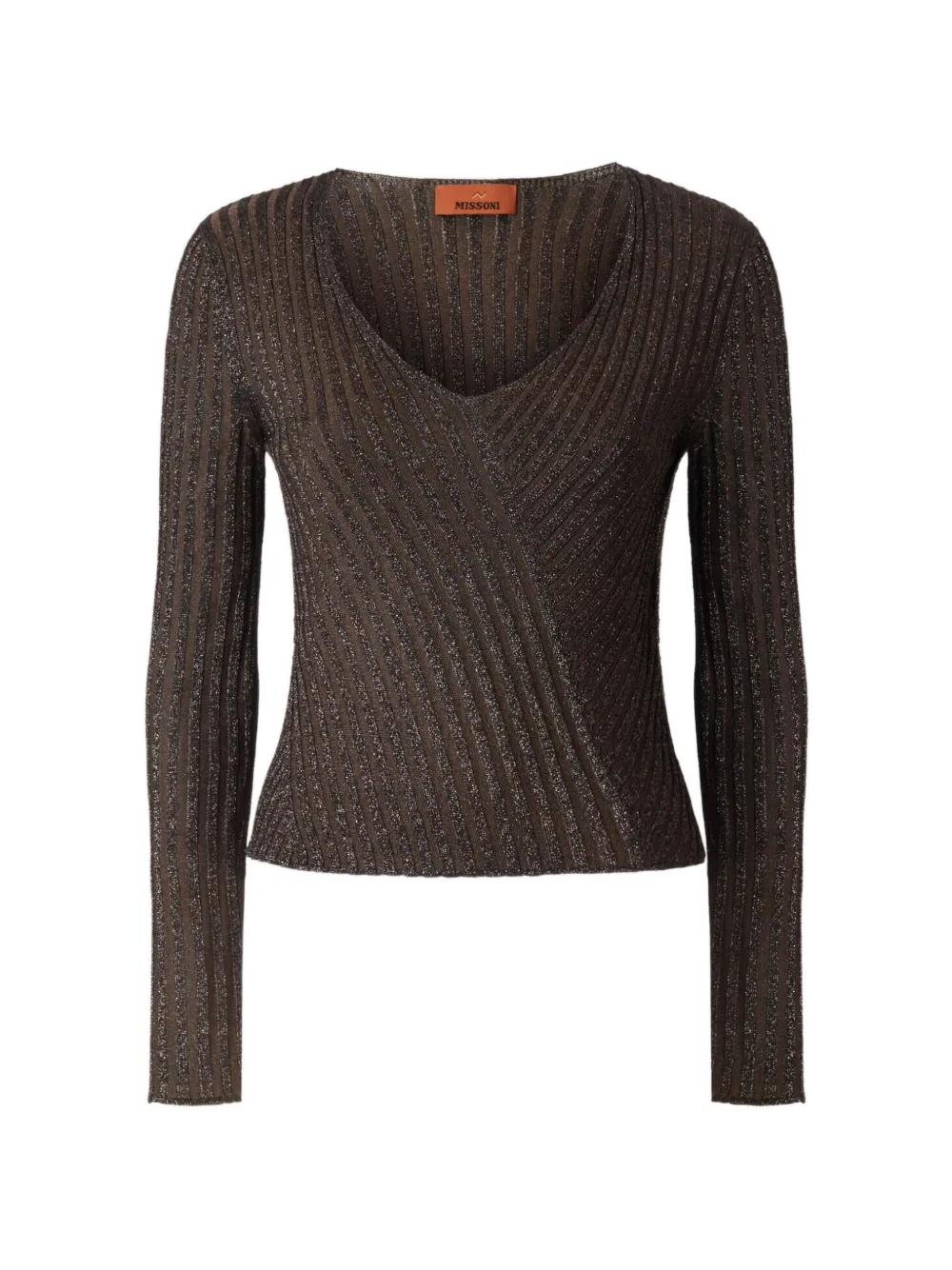 Missoni Maglione a coste - Marrone