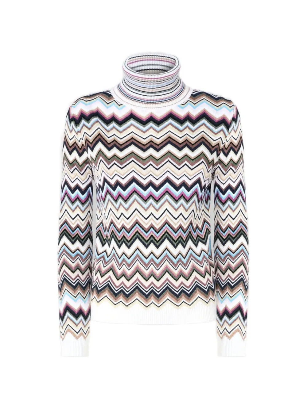 Missoni Coltrui met zigzagpatroon Wit