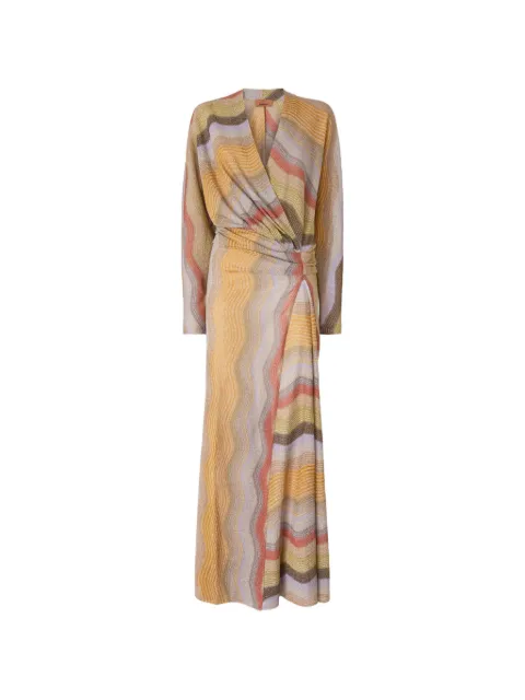 Missoni vestido tejido en zigzag