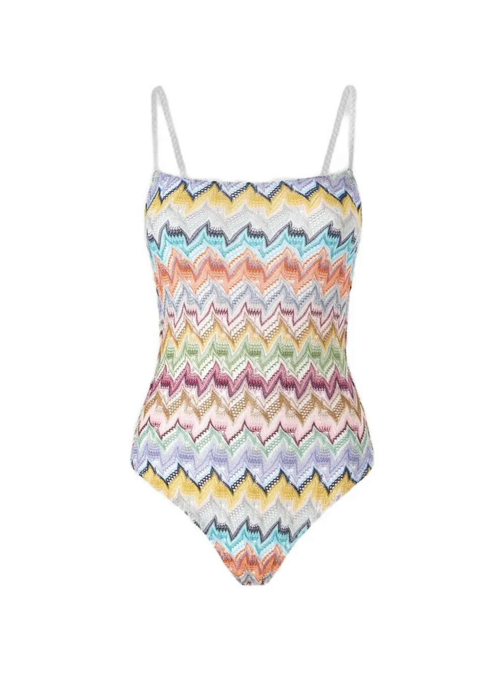 Missoni Badpak met zigzagpatroon Wit