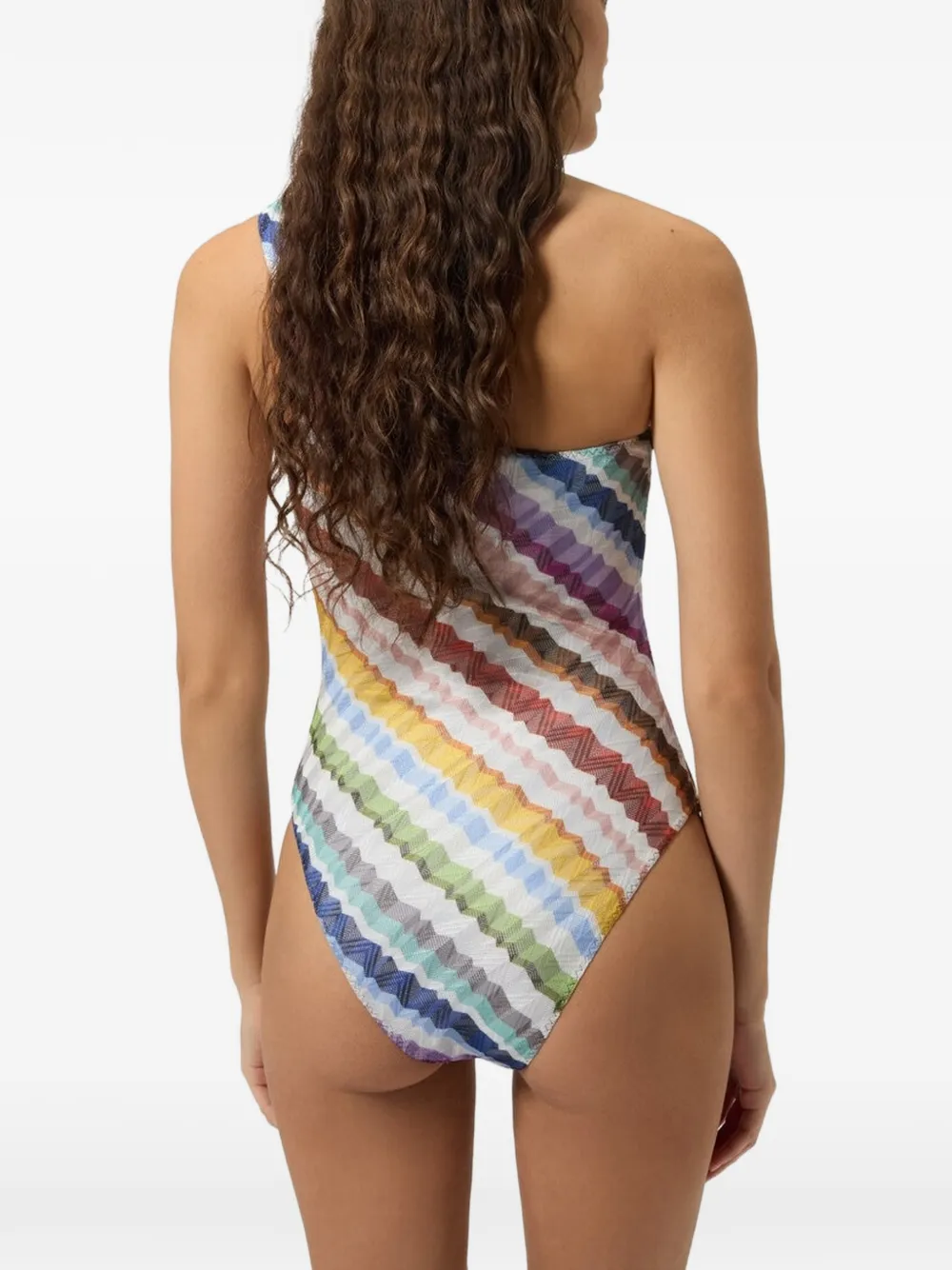 Missoni Asymmetrisch badpak Wit