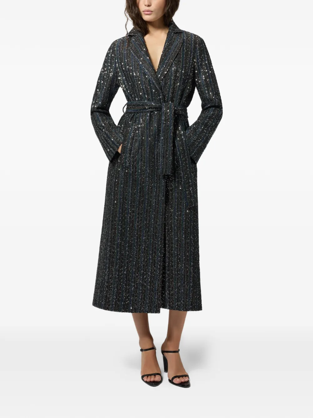 Missoni Mantel verfraaid met pailletten Zwart