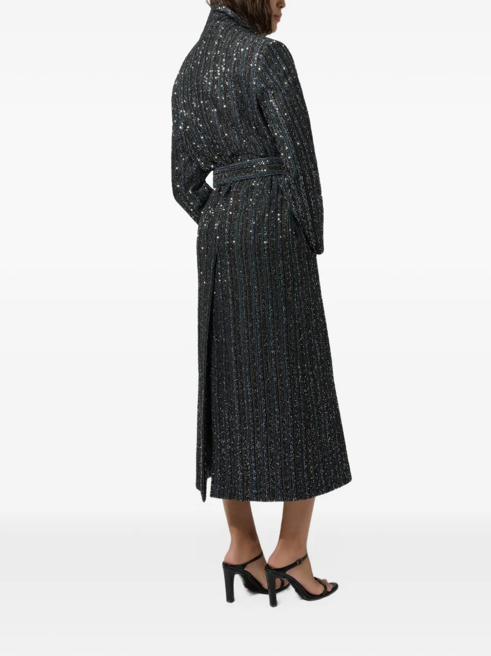 Missoni Mantel verfraaid met pailletten Zwart