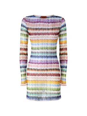 Missoni ジグザグパターン リゾートワンピース | マルチカラー