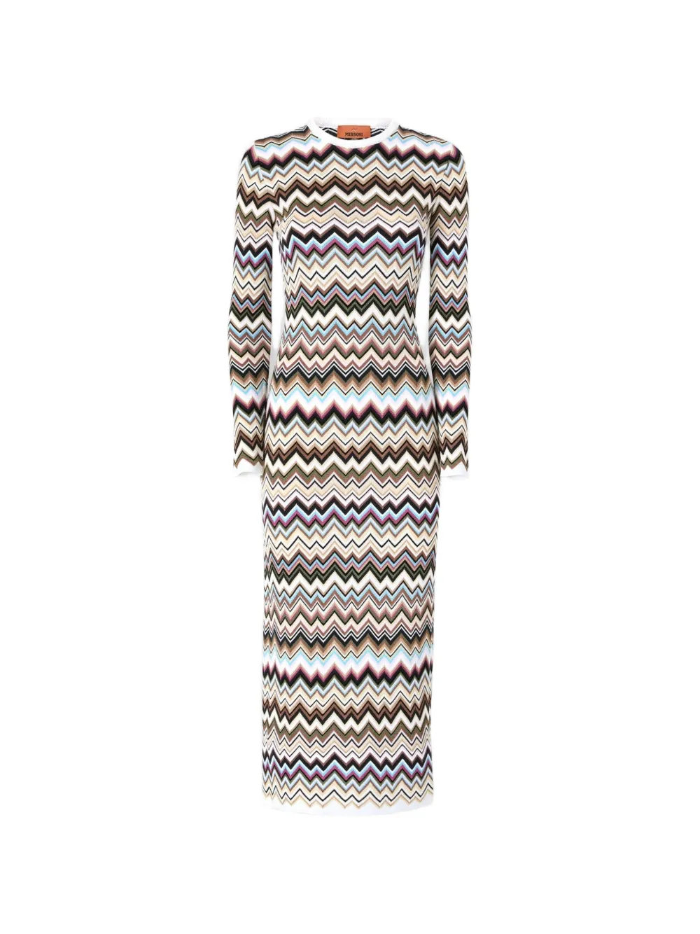Missoni Jurk met zigzagpatroon Wit