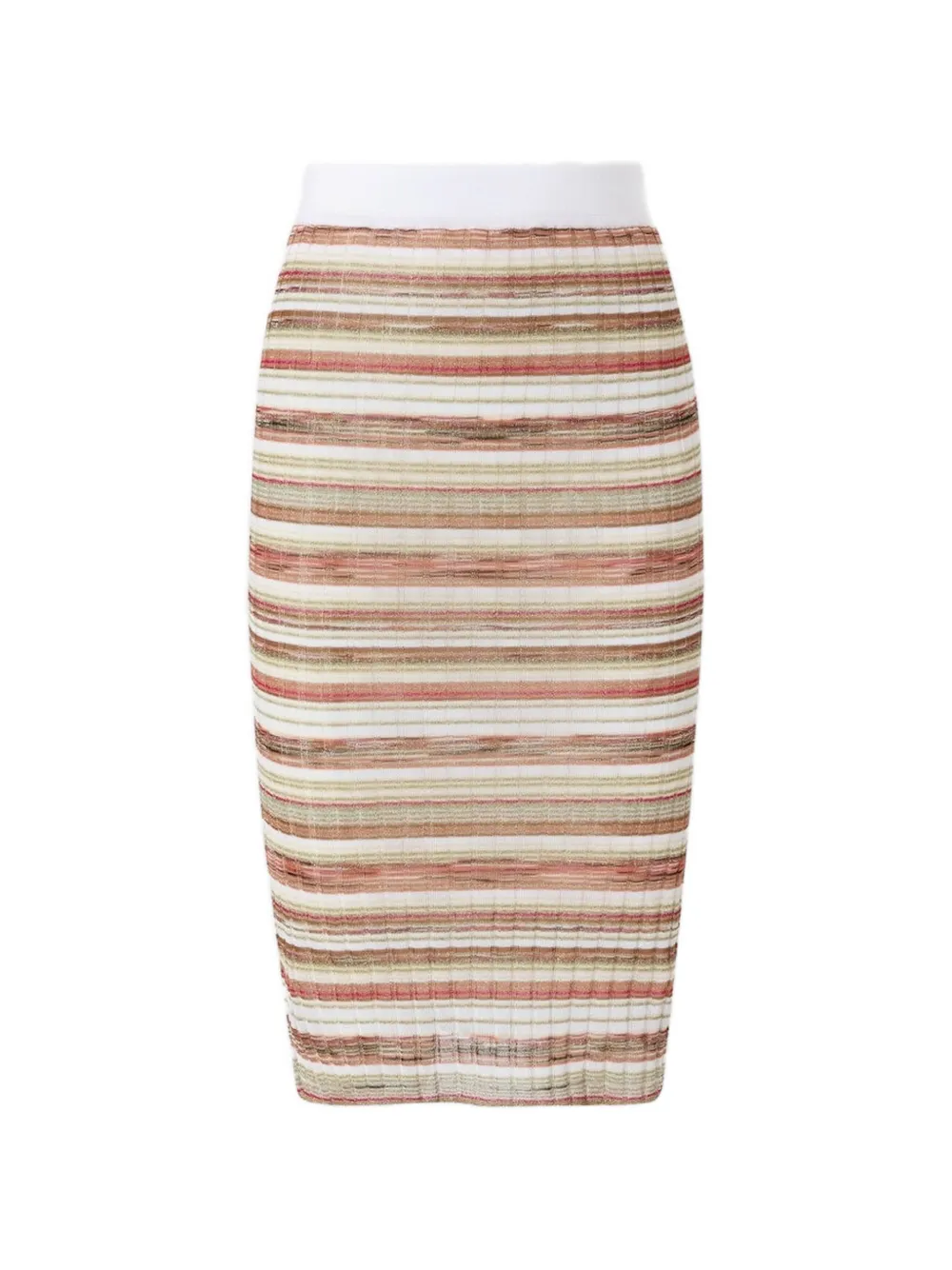 Missoni Gestreifter Rock - Nude