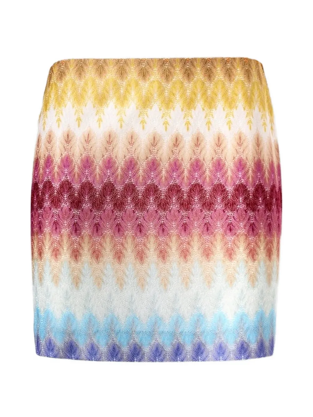 Missoni Rok met zigzagpatroon Roze