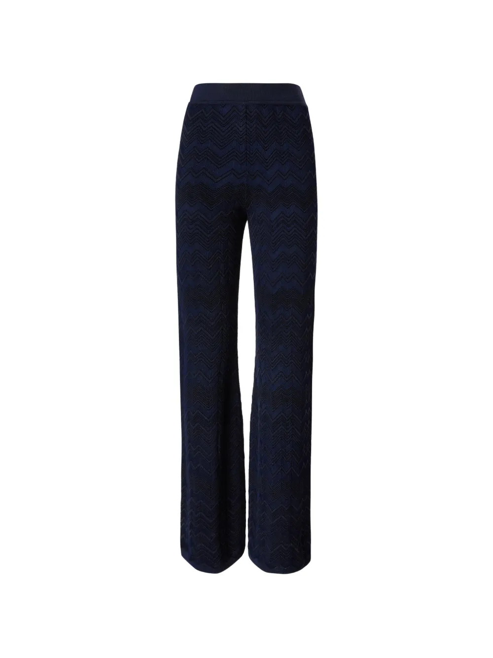 Missoni Pantaloni con motivo a zigzag - Blu