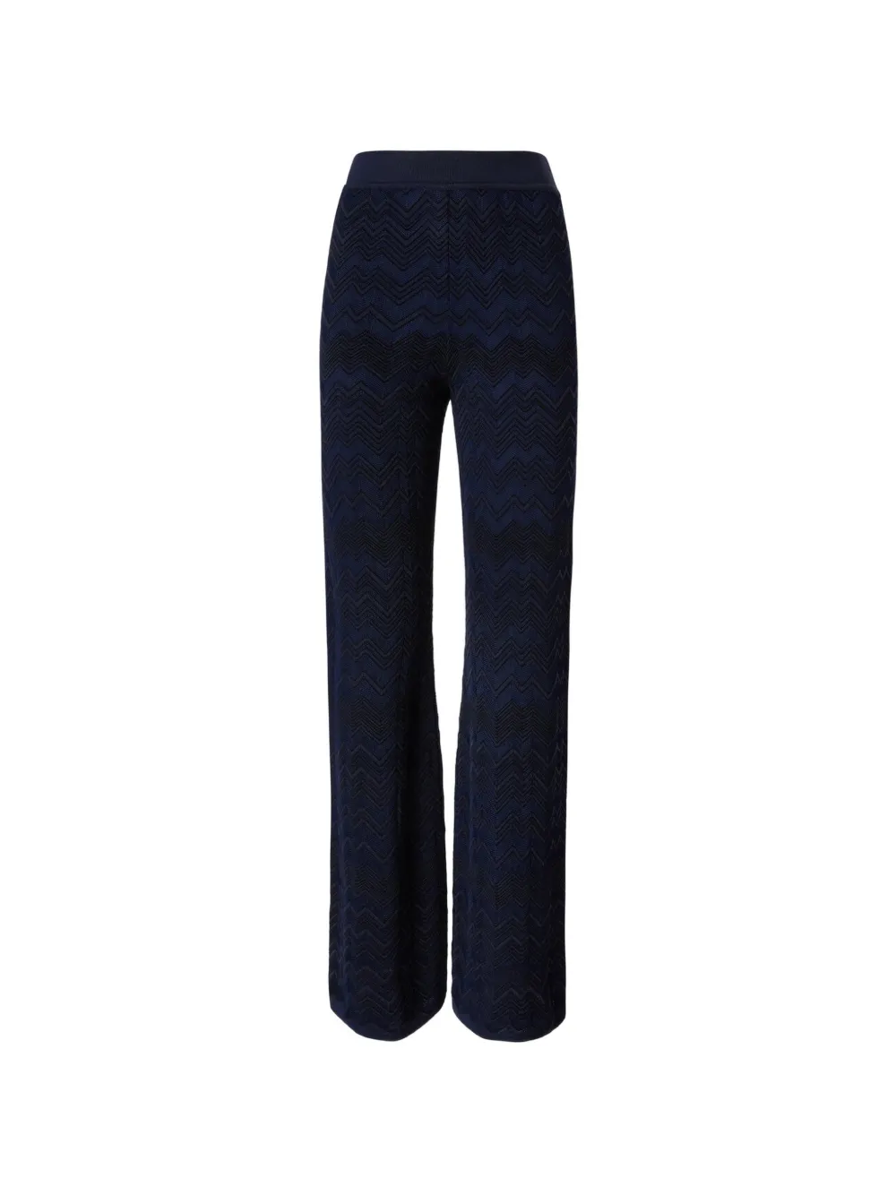 Missoni Broek met zigzagpatroon Blauw