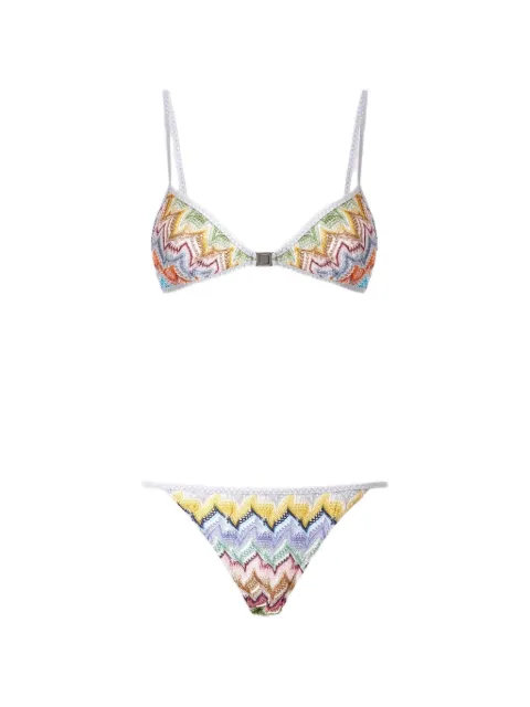 Missoni Zigzag-knit bikini