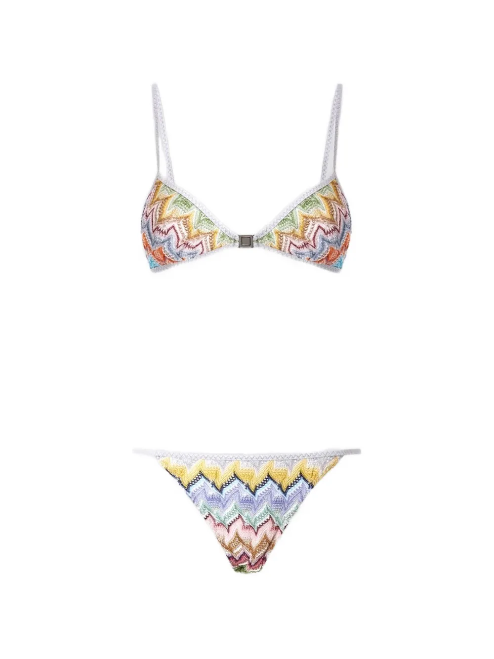 Missoni Bikini met zigzag-patroon Beige