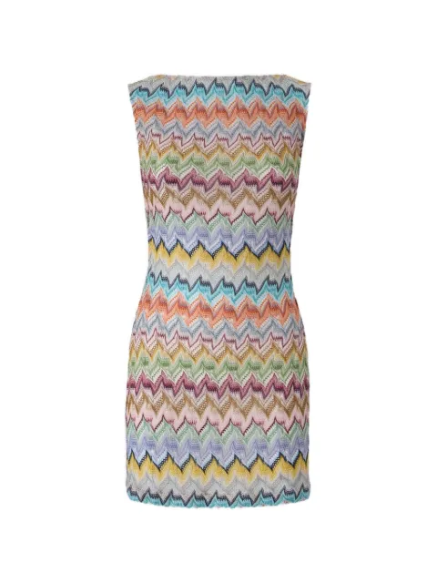 Missoni lamé mini dress with cut-out