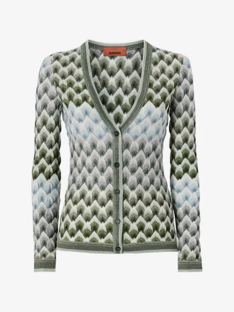 Missoni geometric-pattern V-neck cardigan