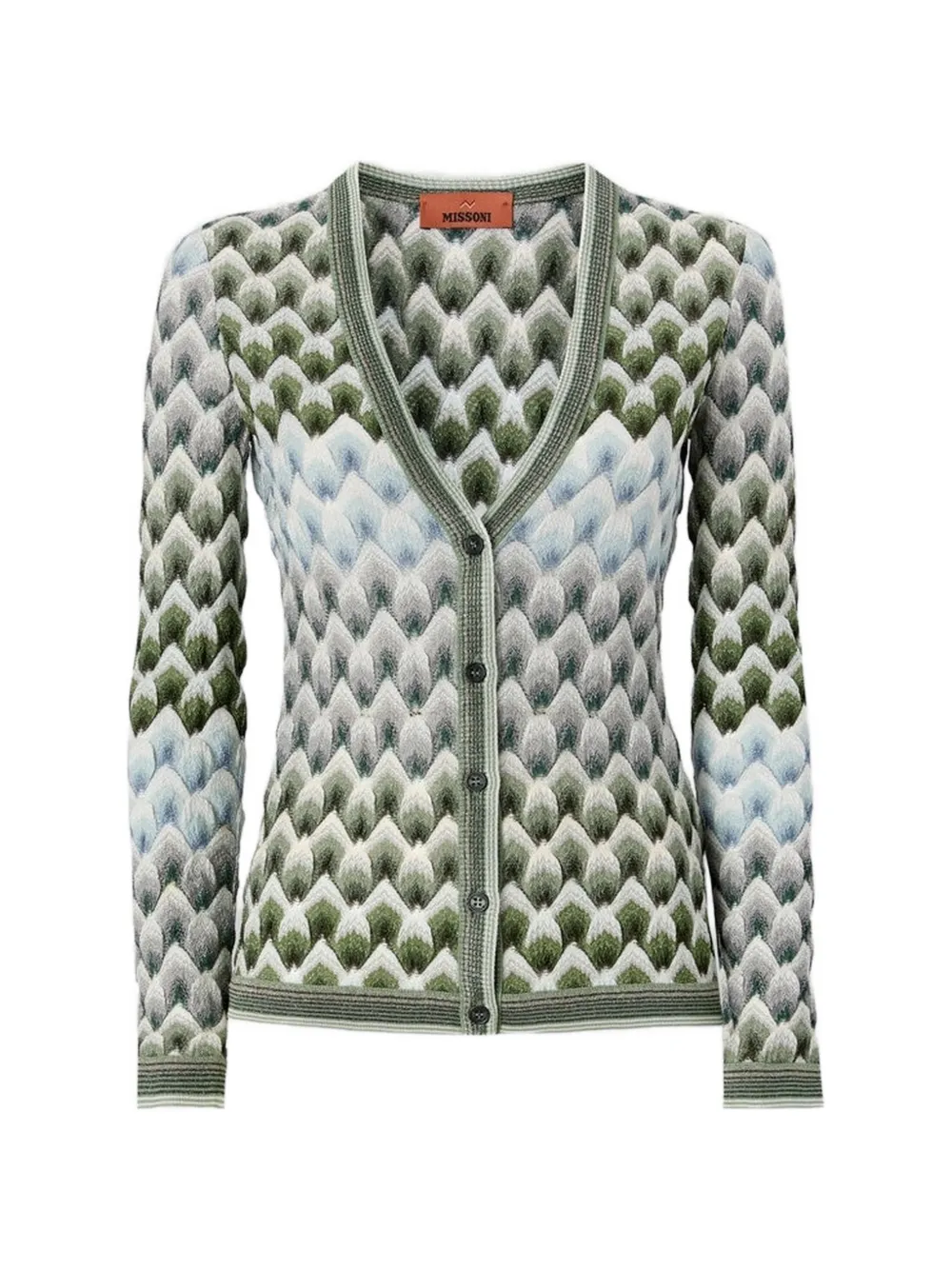 Missoni geometric-pattern V-neck cardigan