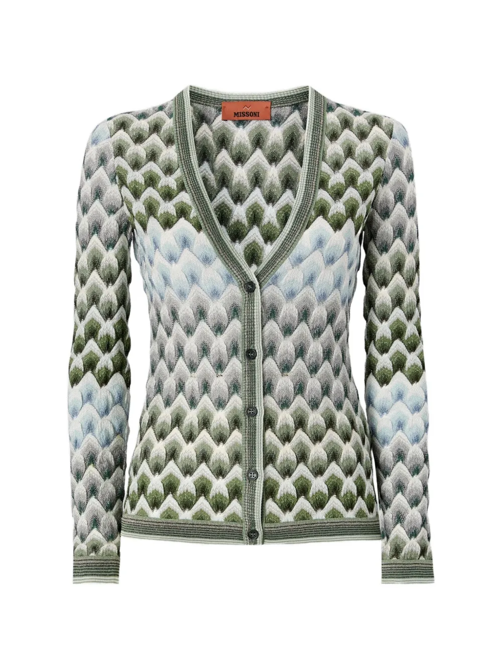 Missoni geometric-pattern V-neck cardigan