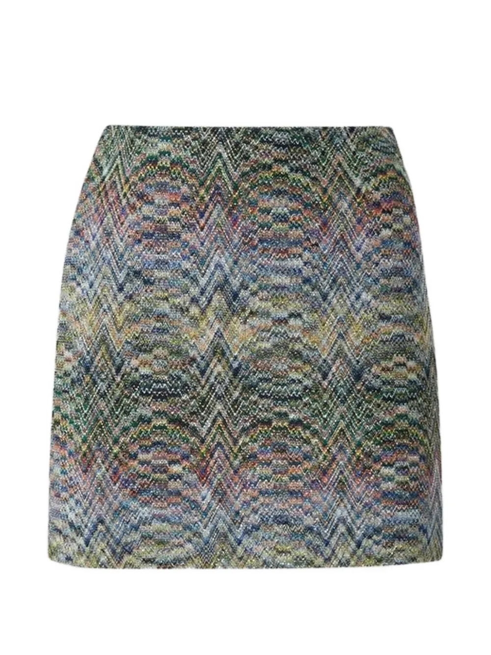 Missoni zigzag-knit skirt - Blu