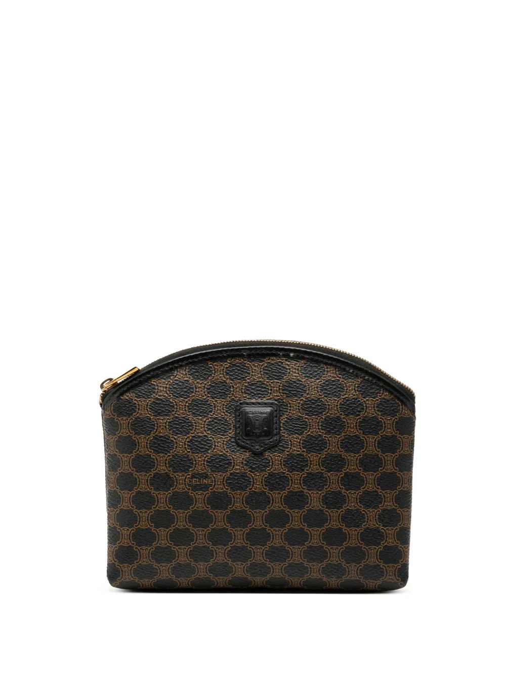 Celine Pre-Owned 1997 Macadam Coated Canvas pouch - Nero