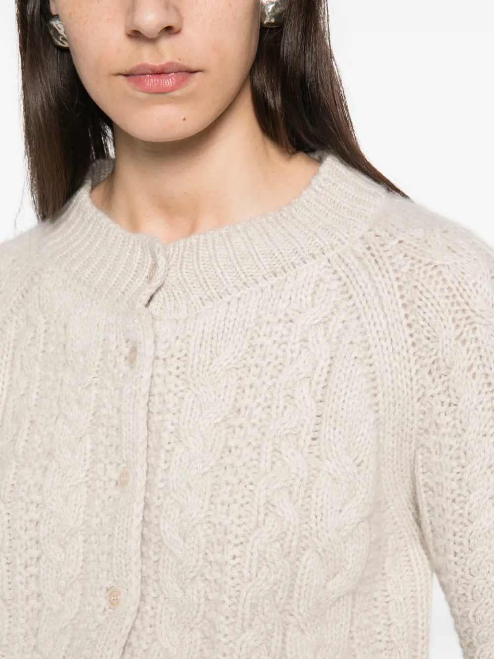 Ermanno Scervino Button-up vest Grijs