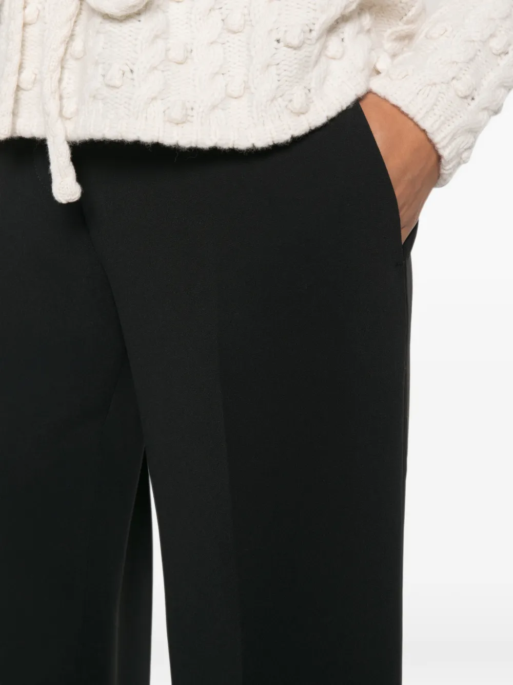 Ermanno Scervino Geplooide broek Zwart