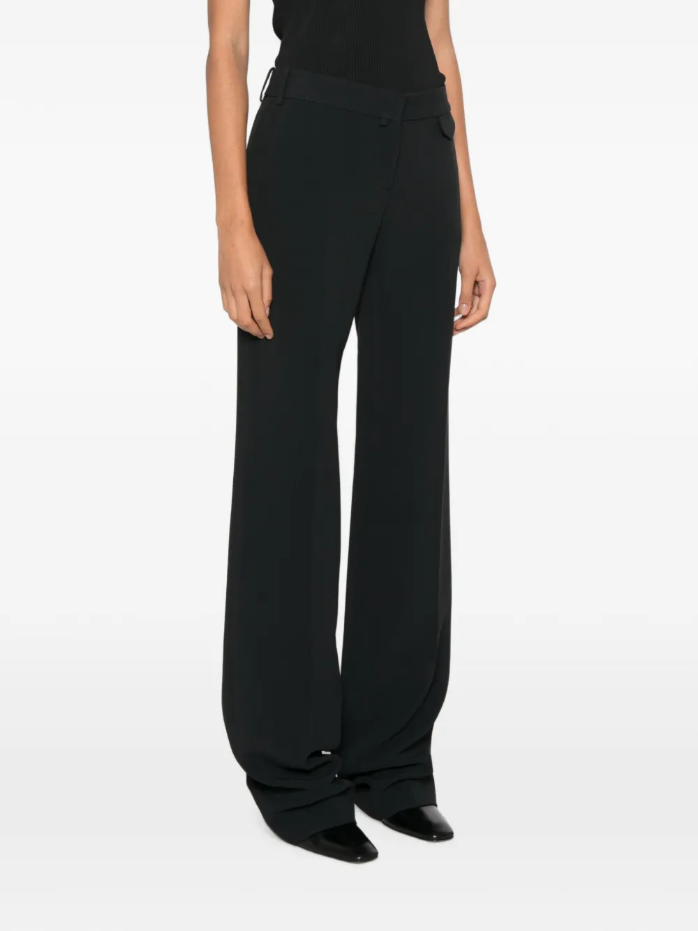 Ermanno Scervino Geplooide broek Zwart