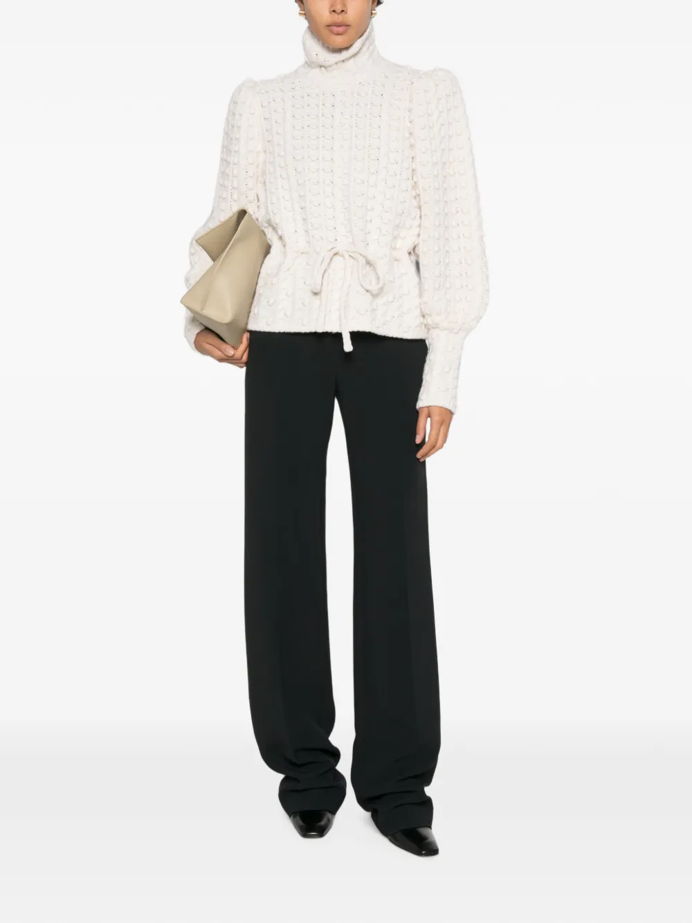 Ermanno Scervino Geplooide broek Zwart