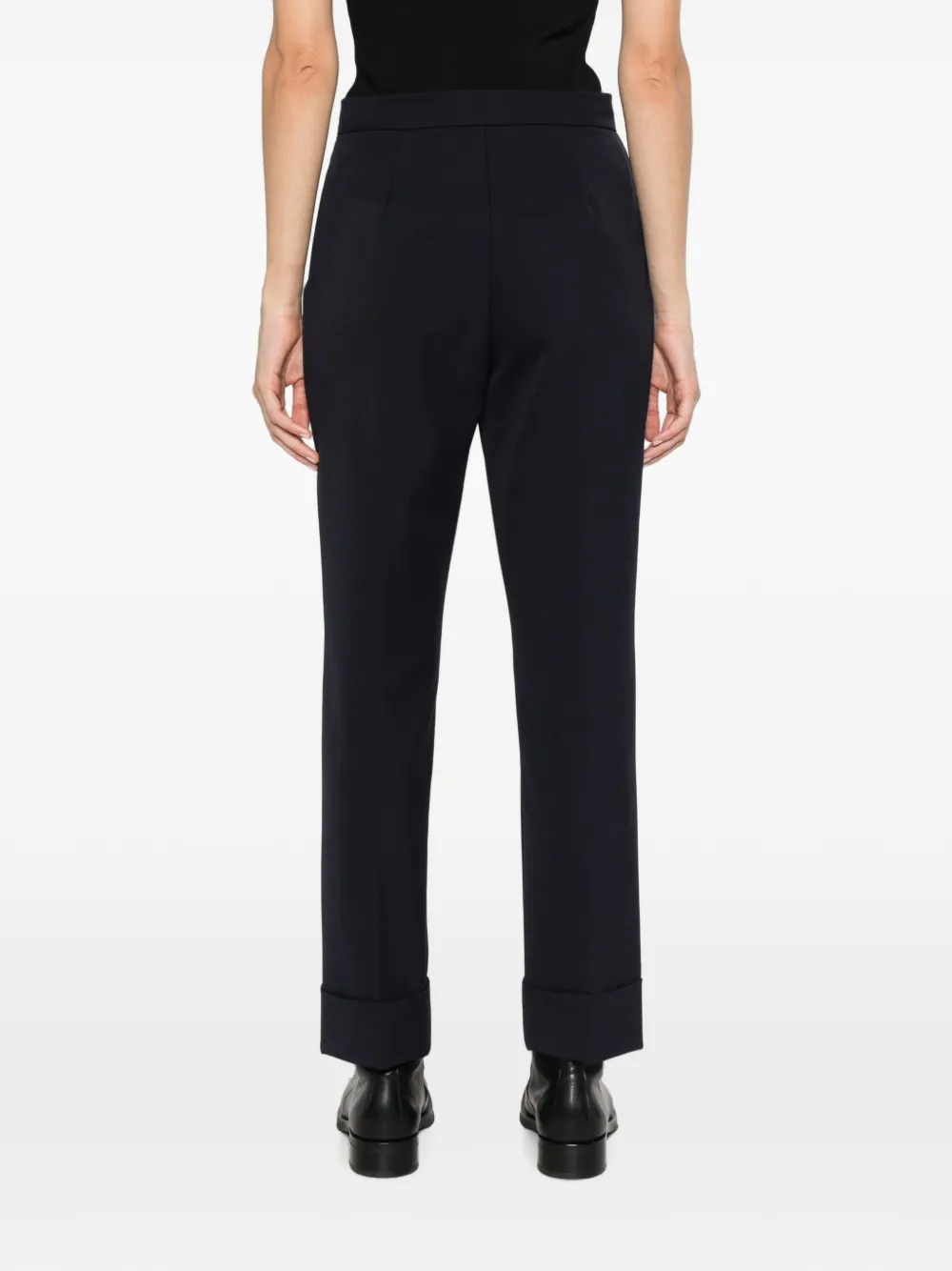 Herno Broek met omgeslagen pijpen Blauw