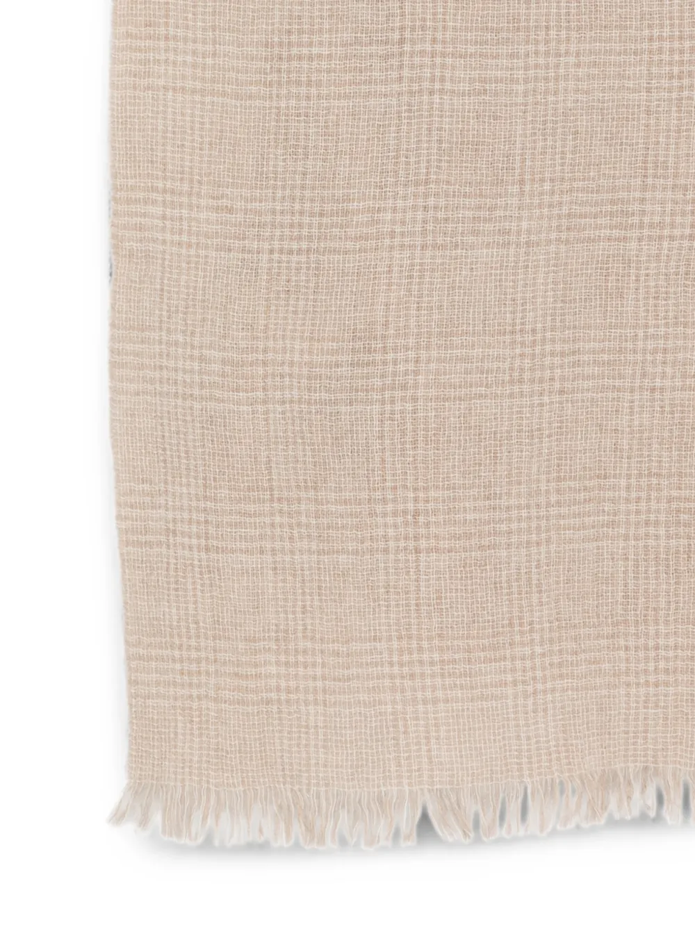 Fabiana Filippi Fijngebreide sjaal Beige