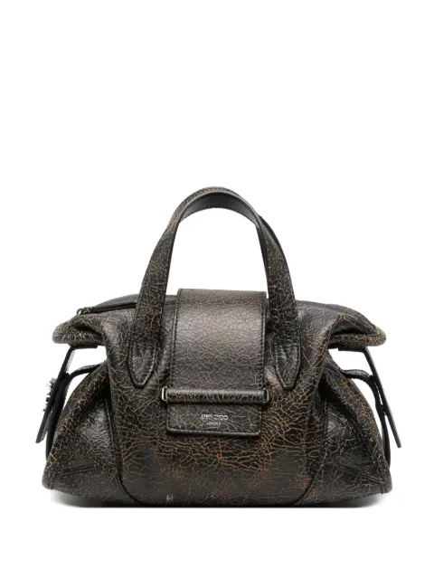 Jimmy Choo Barfilo cracked-effect tote bag