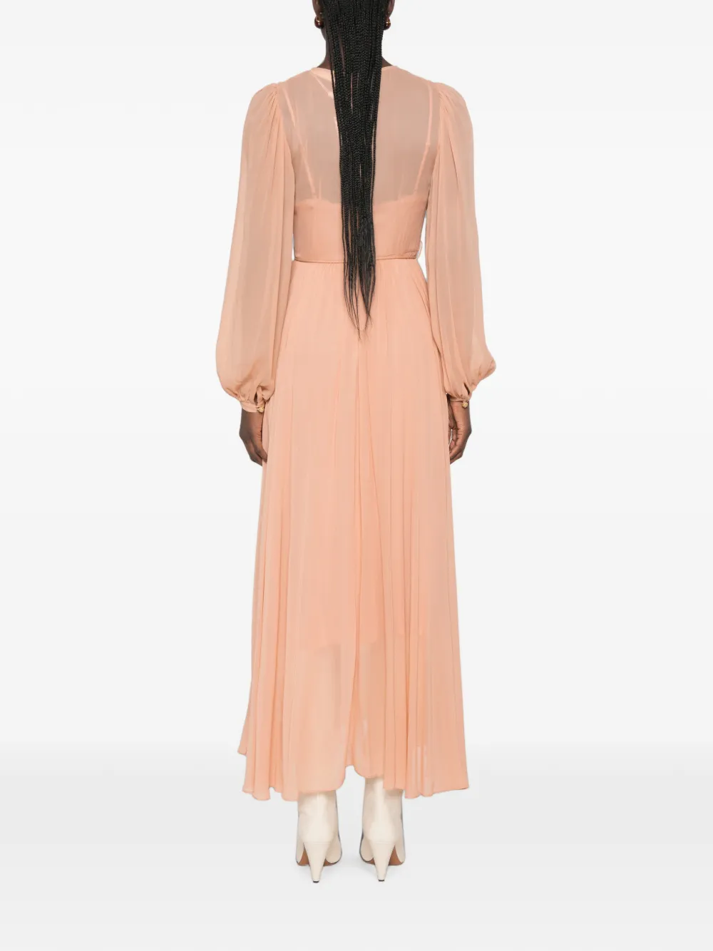 ZIMMERMANN Geplooide jurk Roze