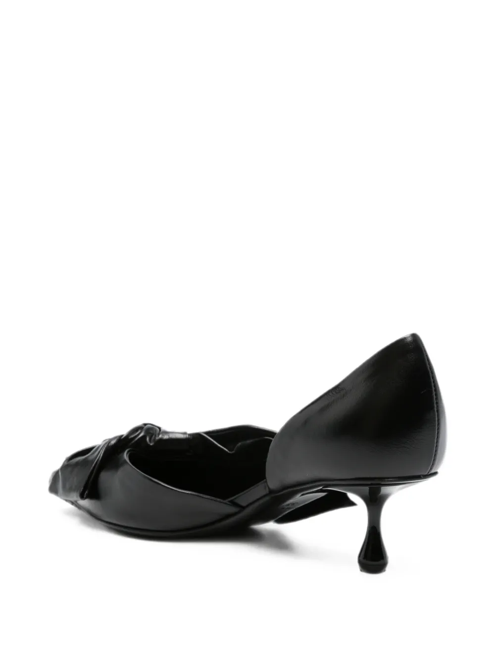 Jimmy Choo Issy bow-detail pointed-toe heeled pumps Zwart