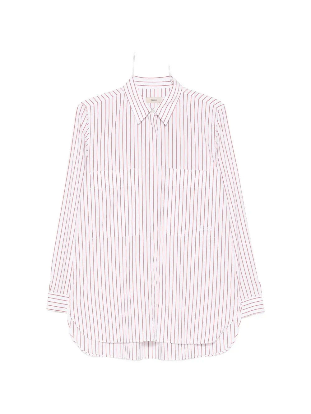 Herno vertical-stripe long-sleeve shirt - Bianco