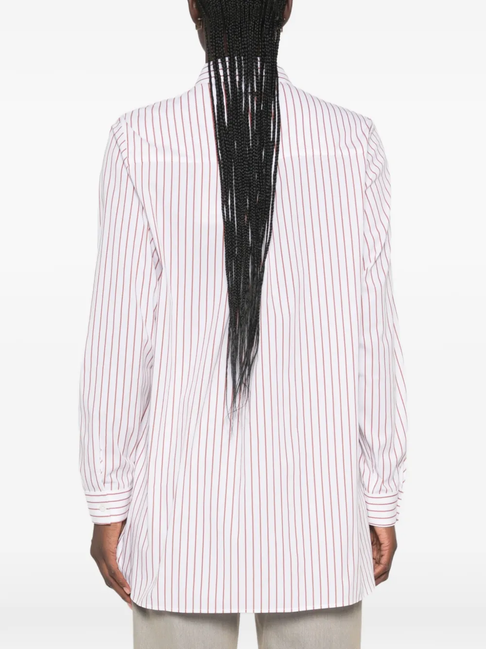 Herno Gestreept blouse Wit