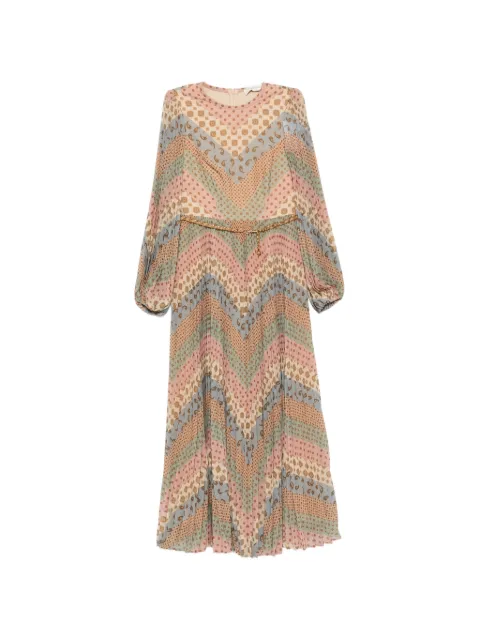 ZIMMERMANN Sunray paisley-print pleated midi dress