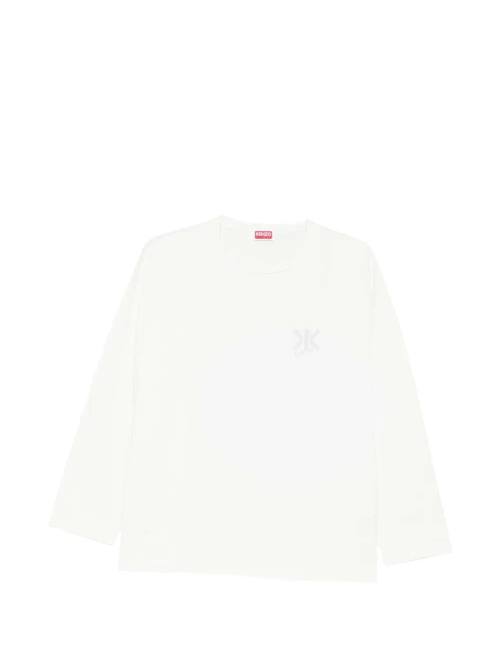 Kenzo logo-embroidered long-sleeve T-shirt