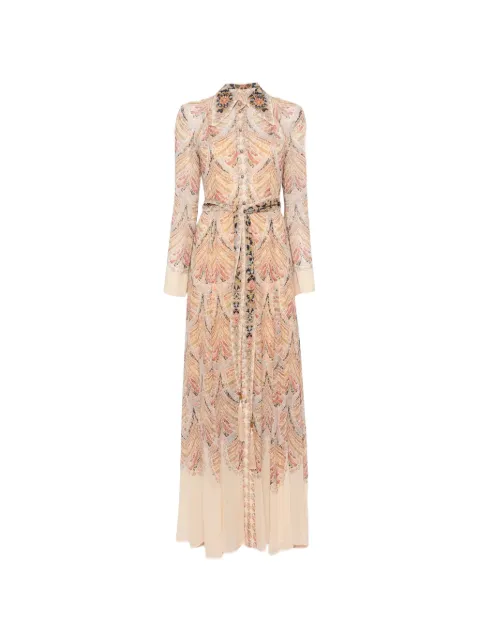 ZIMMERMANN robe longue Valiant à motif cachemire