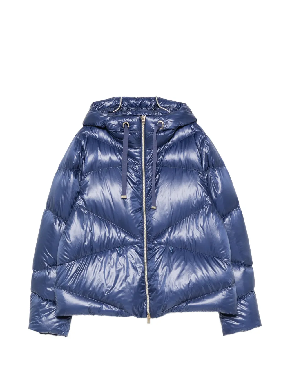 Herno quilted hooded jacket - Blau