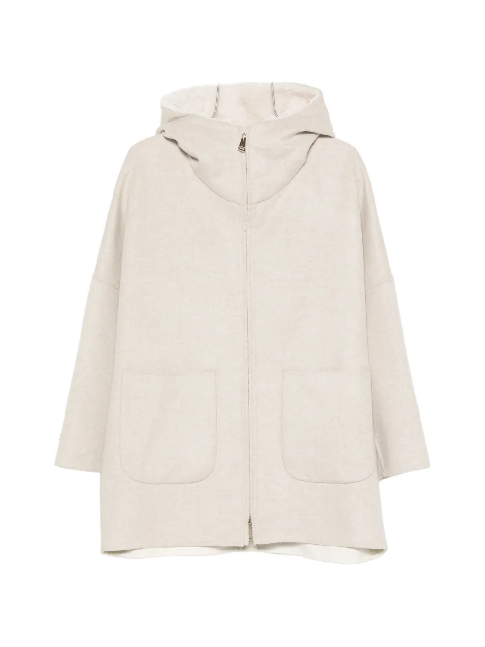 Manzoni 24 hooded patch-pocket jacket