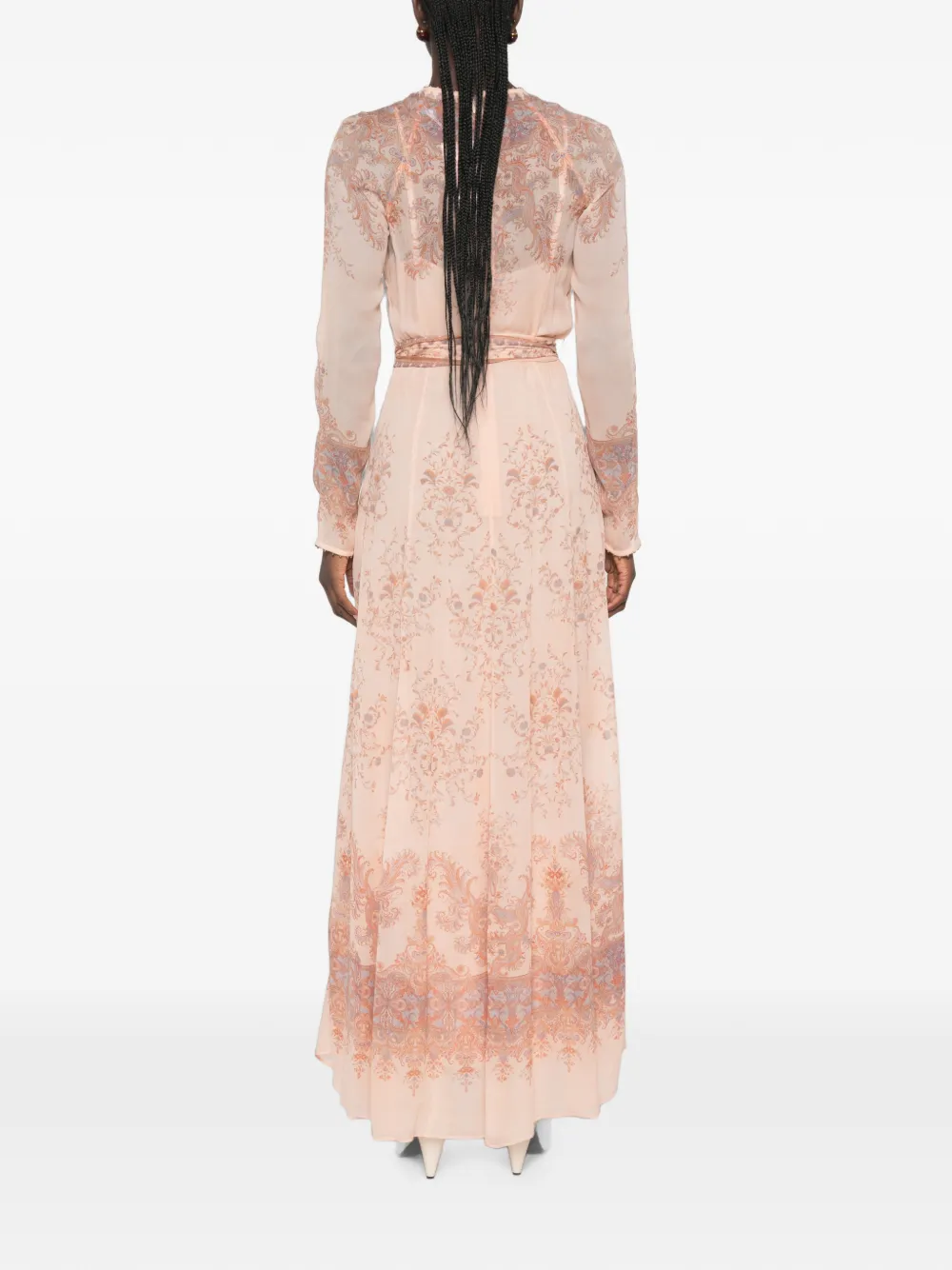 ZIMMERMANN Jurk met paisley-print Roze