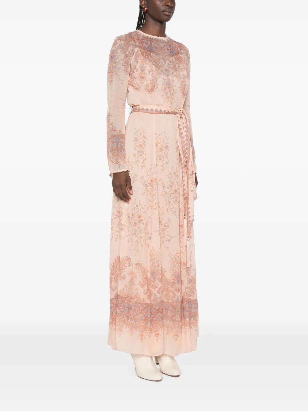 ZIMMERMANN Jurk met paisley-print Roze