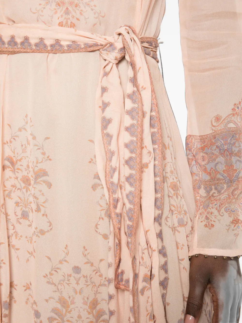 ZIMMERMANN Jurk met paisley-print Roze