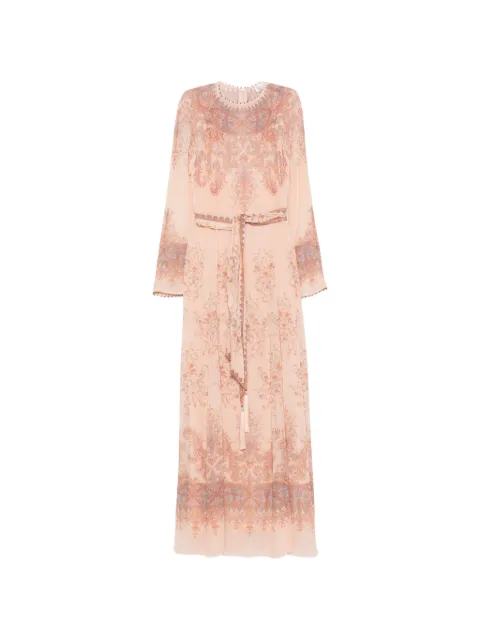 ZIMMERMANN vestido con estampado de cachemira