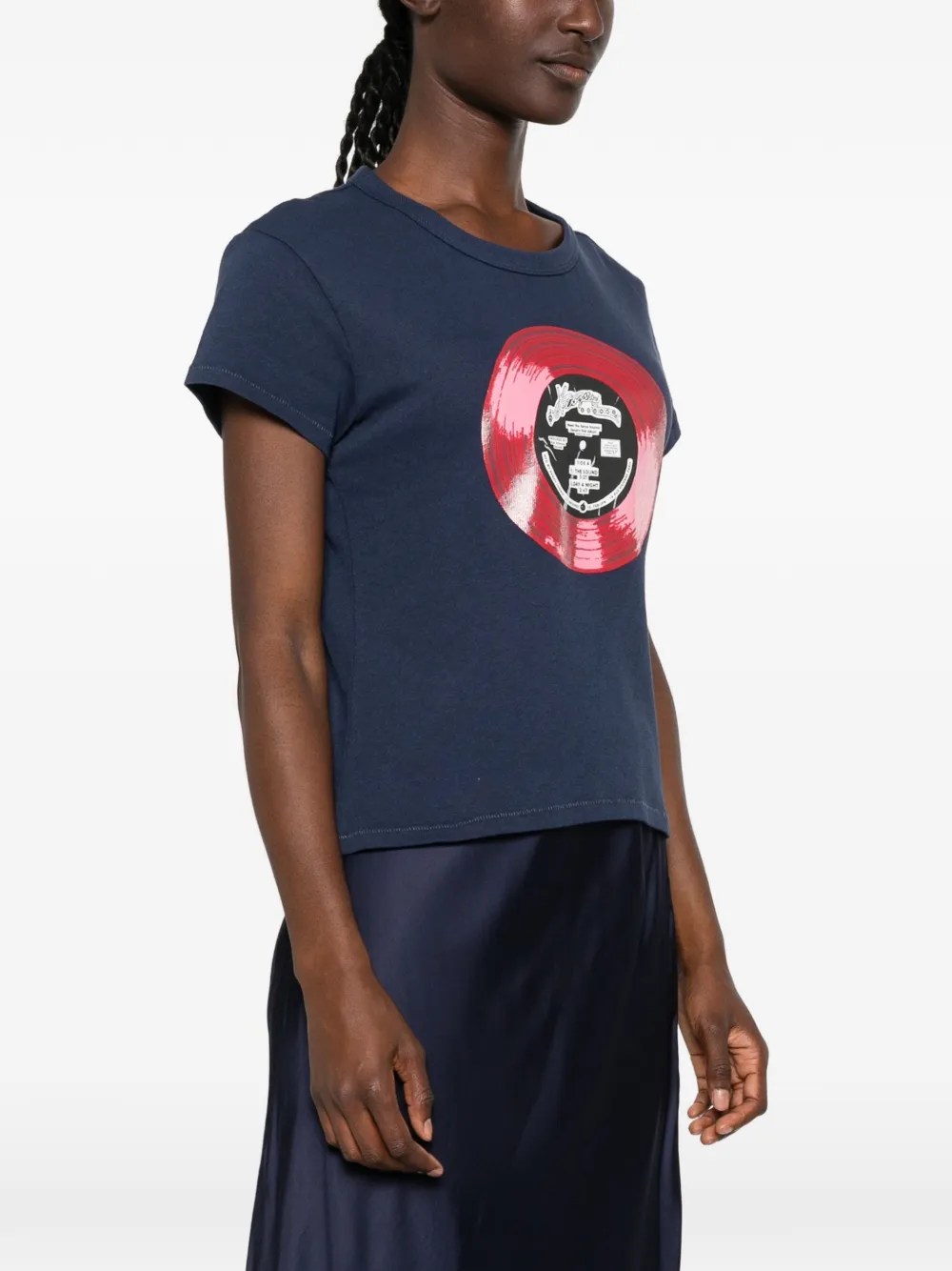 Kenzo Sounds T-shirt met grafische print Blauw