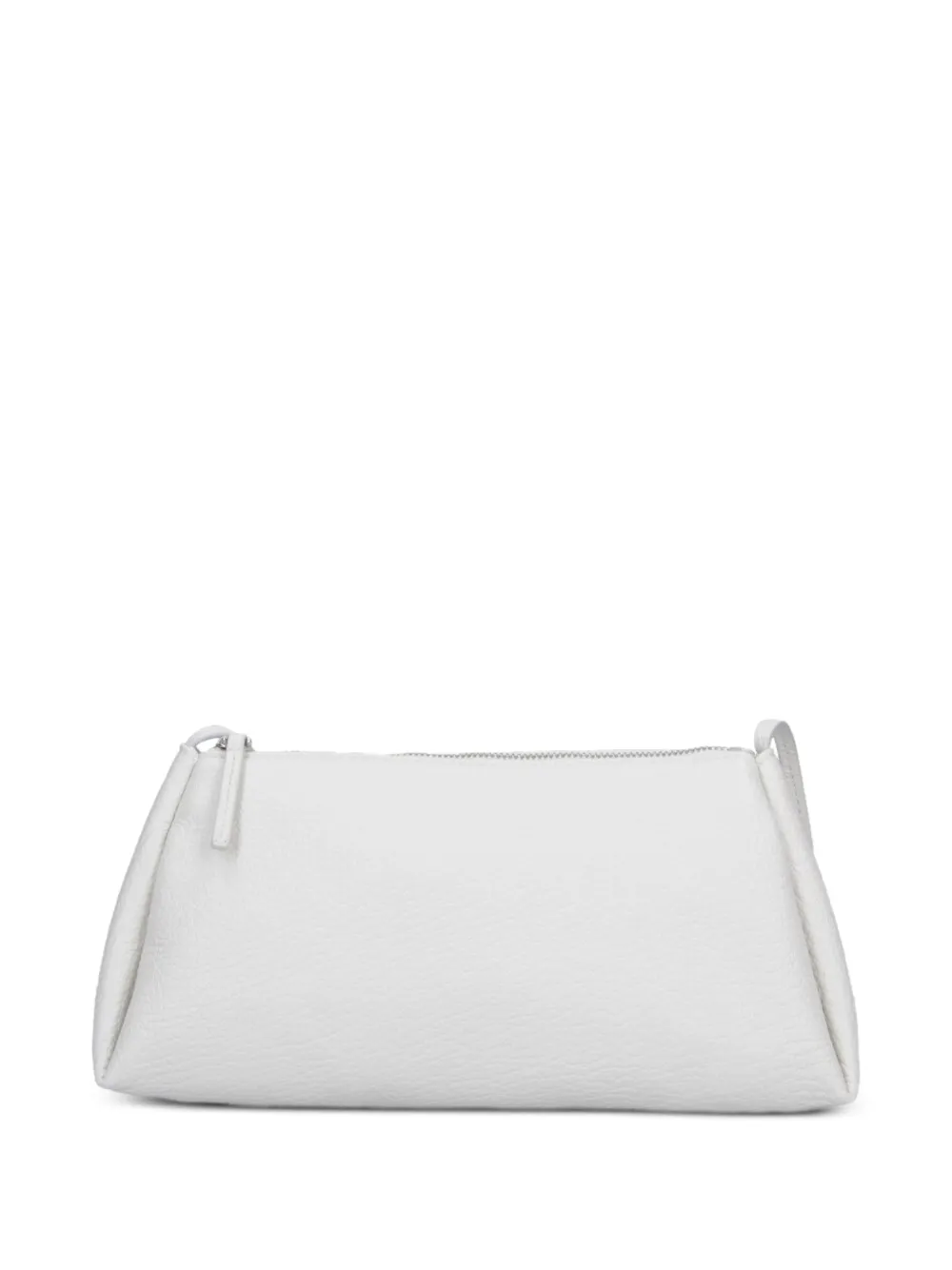 Calvin Klein grained leather shoulder bag - Bianco