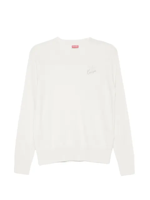 Kenzo logo-embroidered sweater