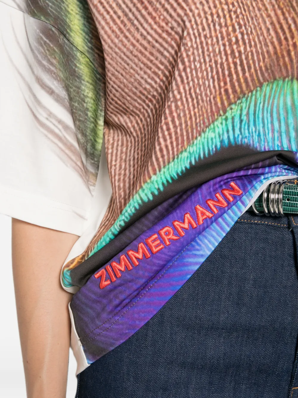 ZIMMERMANN T-shirt met print Wit